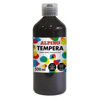 Alpino DM010183 peintures en détrempe 500 ml Bouteille Noir