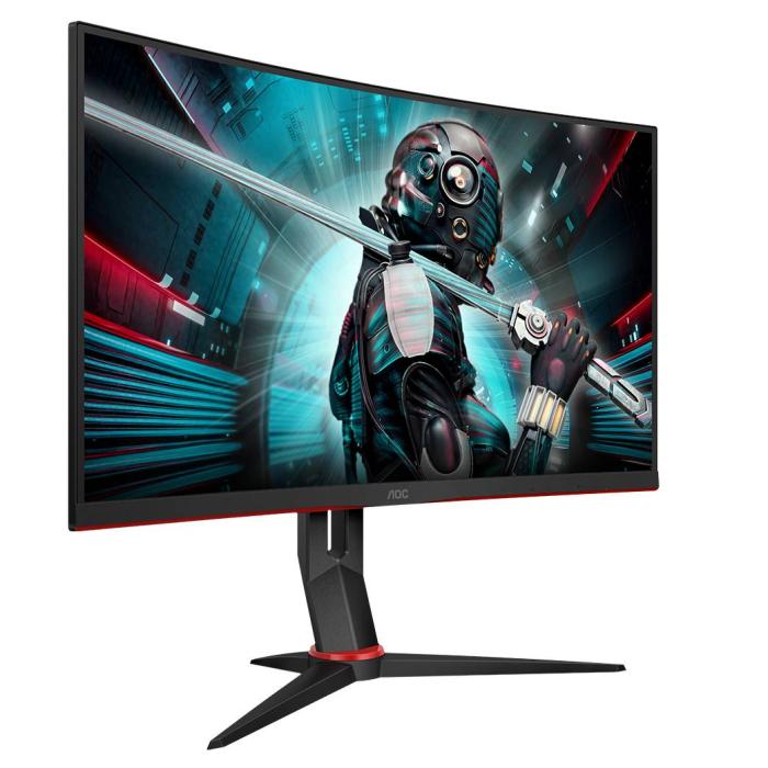 AOC G2 CQ27G2U/BK écran plat de PC 68,6 cm (27'') 2560 x 1440 pixels Quad HD LED Noir, Rouge — image 15 sur 24