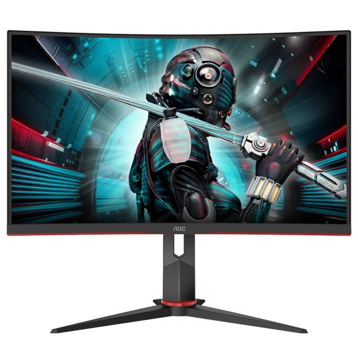 AOC G2 CQ27G2U/BK écran plat de PC 68,6 cm (27'') 2560 x 1440 pixels Quad HD LED Noir, Rouge — image 23 sur 24