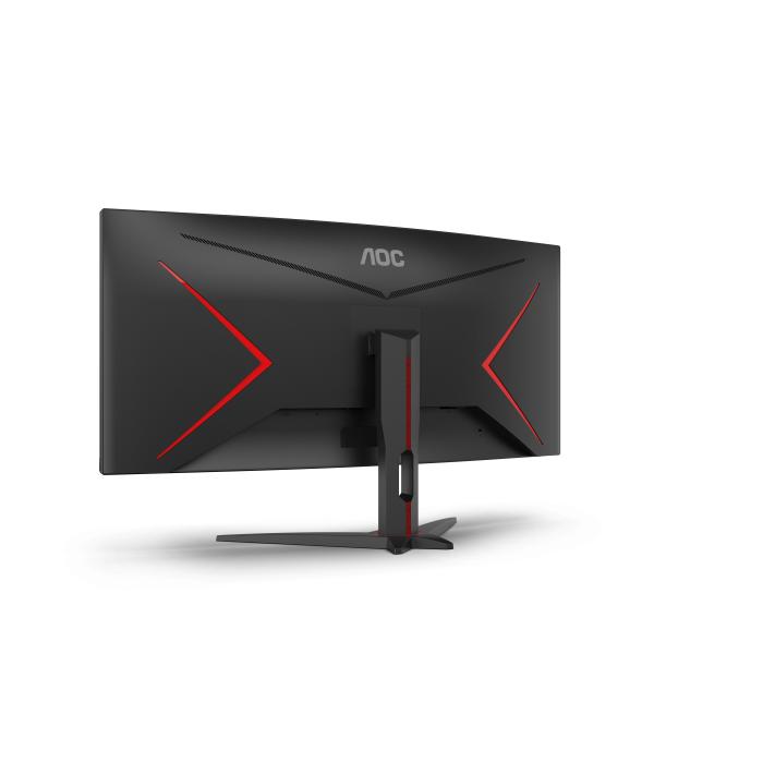 AOC G2 CU34G2XE/BK LED display 86,4 cm (34'') 3440 x 1440 pixels Wide Quad HD LCD Noir, Rouge — image 9 sur 11
