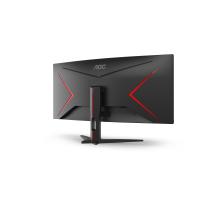 AOC G2 CU34G2XE/BK LED display 86,4 cm (34'') 3440 x 1440 pixels Wide Quad HD LCD Noir, Rouge, voir l’image 8 sur 11