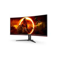 AOC G2 CU34G2XE/BK LED display 86,4 cm (34'') 3440 x 1440 pixels Wide Quad HD LCD Noir, Rouge, voir l’image 4 sur 11