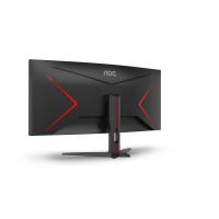 AOC G2 CU34G2XE/BK LED display 86,4 cm (34'') 3440 x 1440 pixels Wide Quad HD LCD Noir, Rouge, voir l’image 9 sur 11