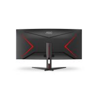 AOC G2 CU34G2XE/BK LED display 86,4 cm (34'') 3440 x 1440 pixels Wide Quad HD LCD Noir, Rouge, voir l’image 10 sur 11