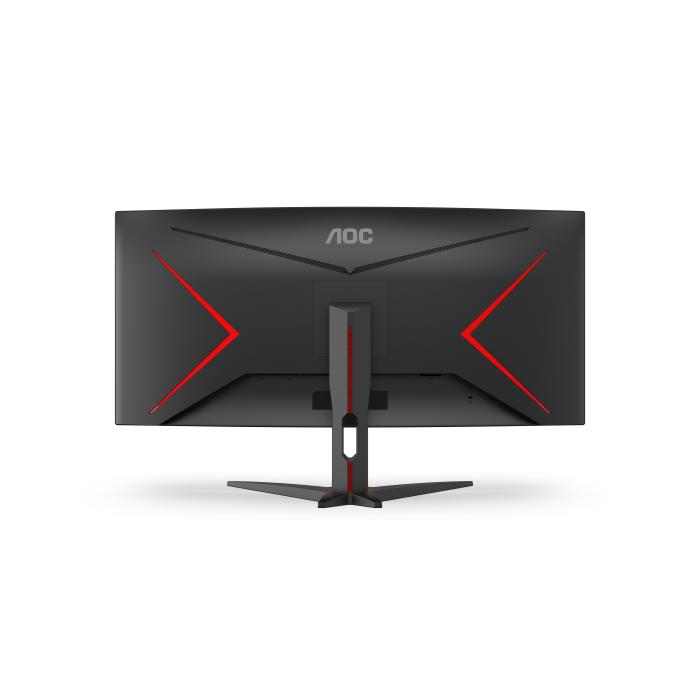 AOC G2 CU34G2XE/BK LED display 86,4 cm (34'') 3440 x 1440 pixels Wide Quad HD LCD Noir, Rouge — image 10 sur 11