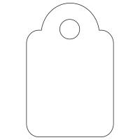APLI 00387 étiquette à imprimer Blanc