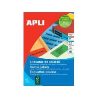 APLI SP-12991 Jaune Imprimante d'étiquette adhésive