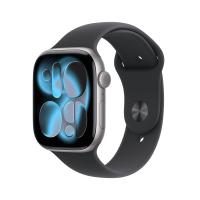 Apple Watch Series 11 OLED 46 mm Numérique 416 x 496 pixels Écran tactile Gris Wifi GPS (satellite)