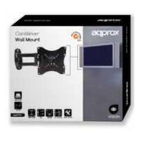 Approx APPST02 support pour téléviseur 94 cm (37'') Noir