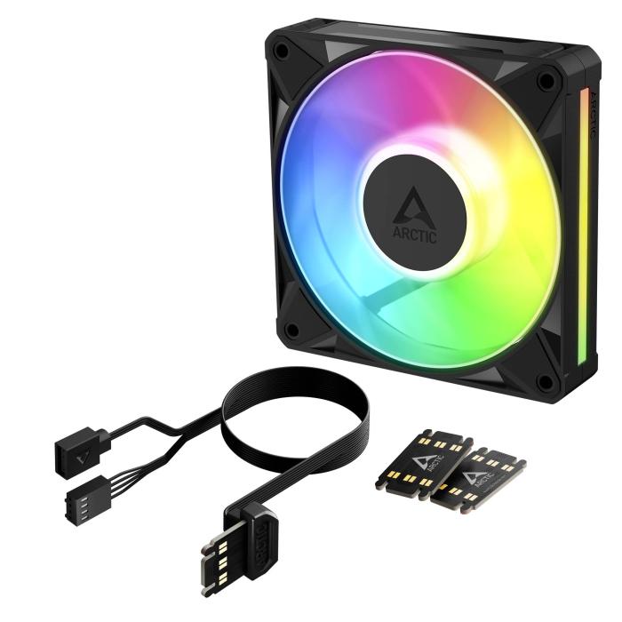 ARCTIC BioniX P12 A-RGB Boitier PC Ventilateur 12 cm Noir 1 pièce(s) — image 9 sur 16