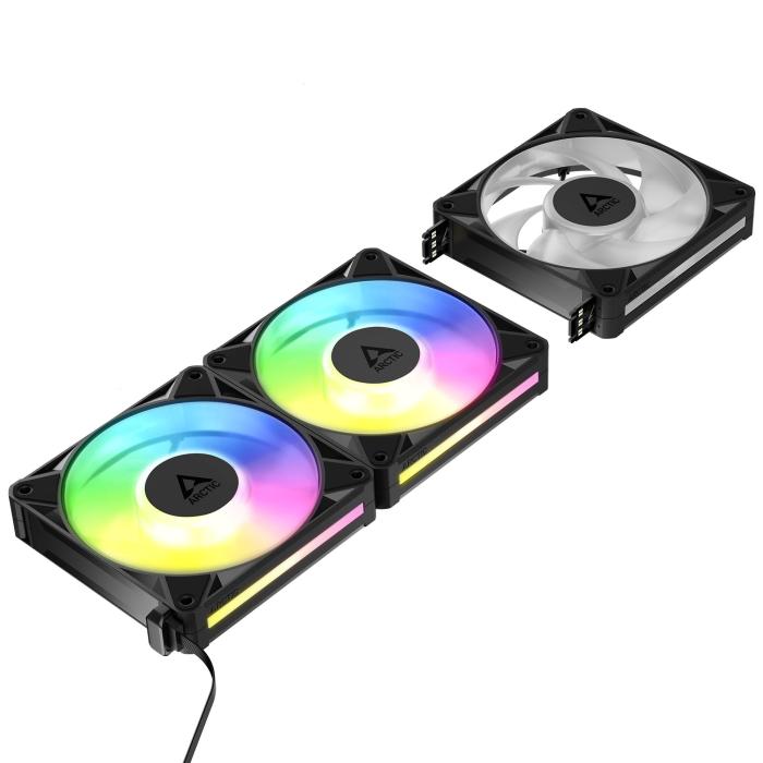 ARCTIC BioniX P12 A-RGB Boitier PC Ventilateur 12 cm Noir 3 pièce(s) — image 3 sur 20