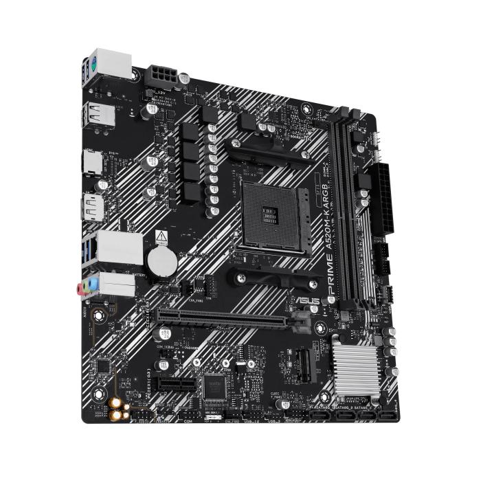 ASUS PRIME A520M-K ARGB AMD A520 Emplacement AM4 micro ATX — image 9 sur 12