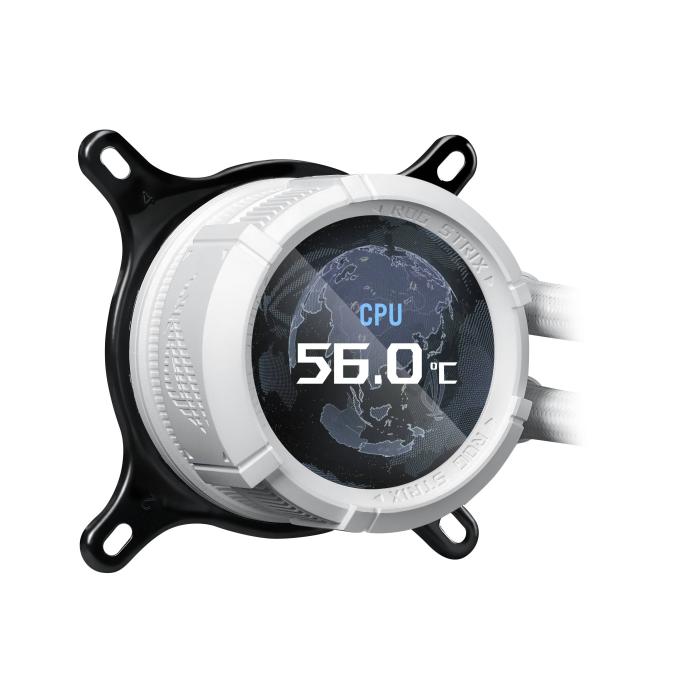 ASUS ROG Strix LC III 360 ARGB White Edition Processeur Refroidisseur de liquide tout-en-un 12 cm Blanc — image 17 sur 24