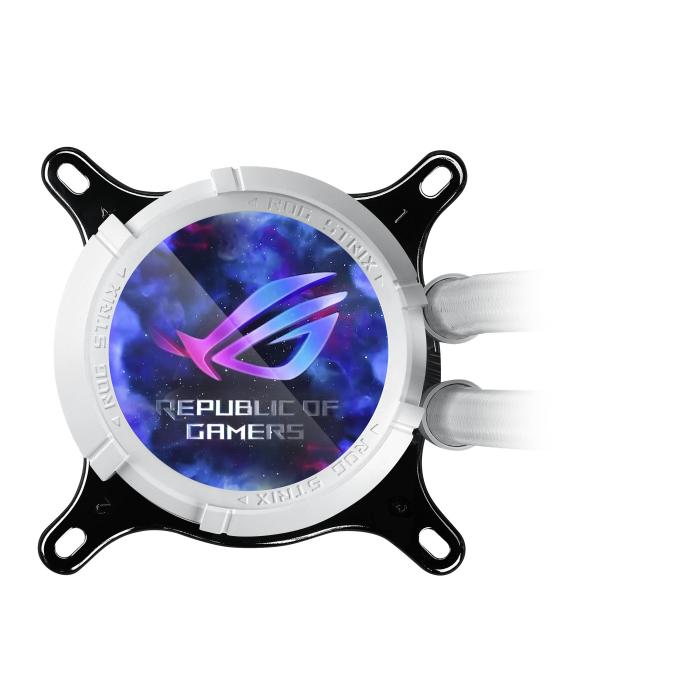 ASUS ROG Strix LC III 360 ARGB White Edition Processeur Refroidisseur de liquide tout-en-un 12 cm Blanc — image 4 sur 24