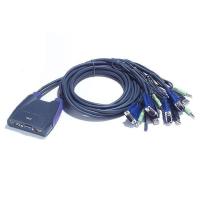 Aten CS64US Bleu commutateur écran, clavier et souris