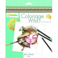 Avenue Mandarine Carnet de coloriage Wild 3