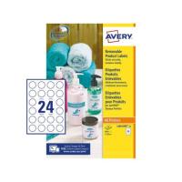 Avery L4851REV-25 papier jet d'encre A4 (210x297 mm) 25 feuilles Blanc
