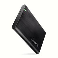 Axagon EE25-A6M Boîtier de disques de stockage Boîtier disque dur/SSD Noir 2.5''