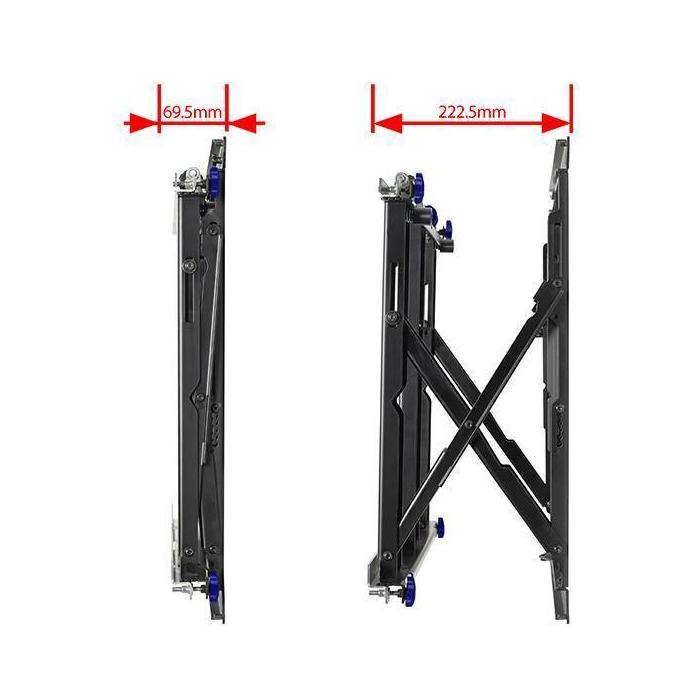 B-Tech BT8312 177,8 cm (70'') Noir — image 4 sur 8