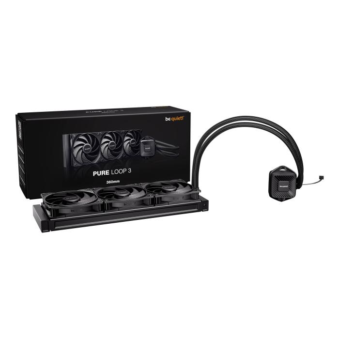 be quiet! PURE LOOP 3 Processeur Refroidisseur de liquide tout-en-un 12 cm Noir 1 pièce(s) — image 2 sur 10