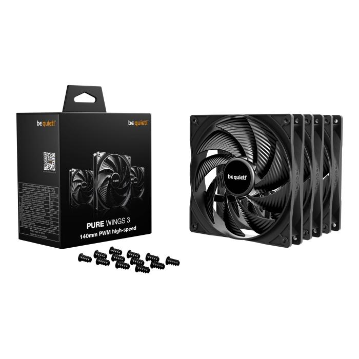 be quiet! Pure Wings 3 140 mm | Ventilateur PC silencieux high-speed | Pack de 3 — image 6 sur 6