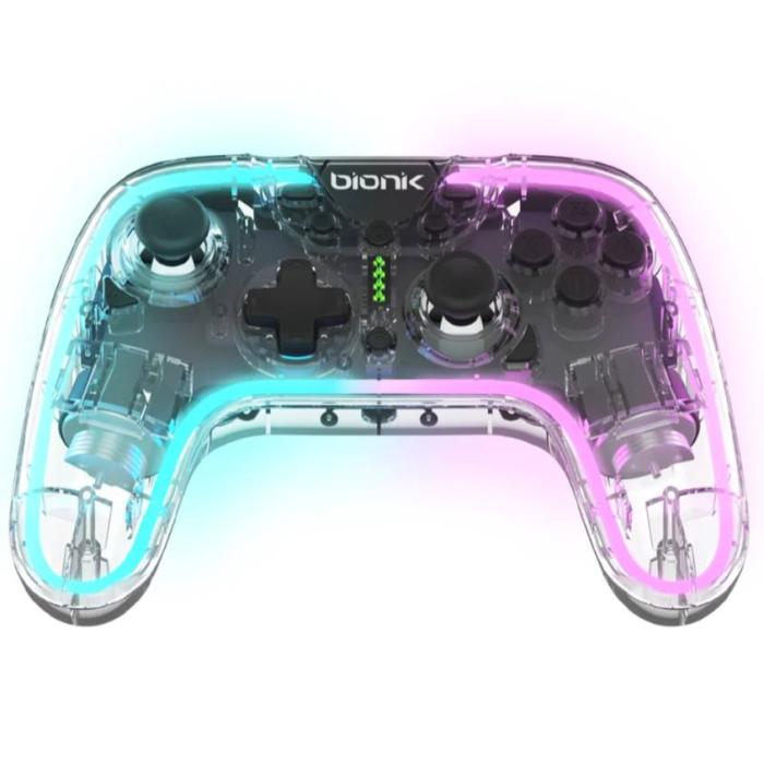 BIONIK NEOGLOW Transparent RF Manette de jeu Android, Nintendo Switch, PC — image 8 sur 14