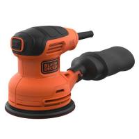 Black & Decker BEW210 Ponceuse orbitale 14000 tr/min Noir, Orange