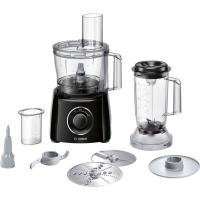 Bosch MCM3201B robot de cuisine 800 W 2,3 L Noir, Transparent
