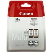 Canon Cartouche d'encre à haut rendement PG-545XL/CL-546XL + Pack économique de papiers photo