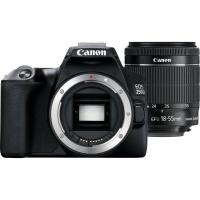 Canon EOS 250D + EF-S 18-55mm f/3.5-5.6 III Kit d'appareil-photo SLR 24,1 MP CMOS 6000 x 4000 pixels Noir