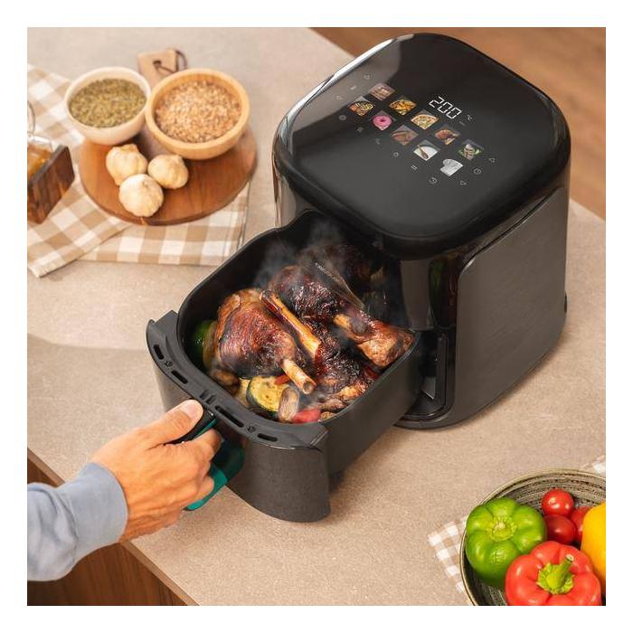 Cecotec Cecofry&Grill Smokin'Prime 4500 Unique 4 L Autonome 1900 W Friteuse d’air chaud Noir — image 25 sur 28