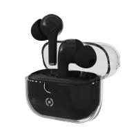 Celly CLEAR Écouteurs True Wireless Stereo (TWS) Ecouteurs Appels/Musique USB Type-C Bluetooth Noir