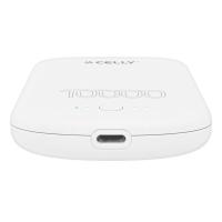 Celly MAGPB10000PROWH banque d'alimentation électrique 10000 mAh Recharge sans fil Blanc