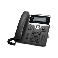 Cisco 7841 téléphone fixe Noir, Argent 4 lignes LCD