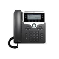 Cisco 7841 téléphone fixe Noir, Argent 4 lignes LCD, voir l’image 2 sur 3