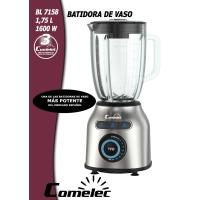 Comelec BL7158 blender 1,75 L Mélangeur de table 1600 W Noir, Argent, voir l’image 2 sur 6