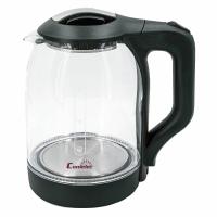 Comelec WK7319 bouilloire 1,8 L 1500 W Noir, Transparent