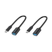 Conceptronic ABBY11B câble USB USB 3.2 Gen 1 (3.1 Gen 1) 0,2 m USB C USB A Noir