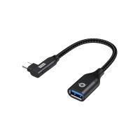 Conceptronic ABBY19B changeur de genre de câble USB-C USB-A Noir
