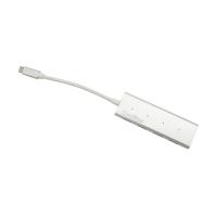 CoolBox COO-HUC4U3 hub & concentrateur USB 3.2 Gen 1 (3.1 Gen 1) Type-C 5000 Mbit/s Aluminium