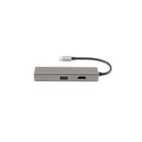 CoolBox Hub miniDOCK4 USB-C Avec fil USB 3.2 Gen 1 (3.1 Gen 1) Type-C Acier