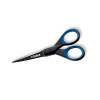 Dahle 54305 ciseaux à bouts ronds Universel Découpe droite Noir, Myrtille