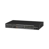 Dahua Technology PFS3125-24ET-190 commutateur réseau Non-géré L2 Fast Ethernet (10/100) Connexion Ethernet, supportant l'alimentation via ce port (PoE) Noir