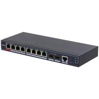 Dahua Technology PoE SG4010P-2F Géré L2 Gigabit Ethernet (10/100/1000) Connexion Ethernet, supportant l'alimentation via ce port (PoE) Noir