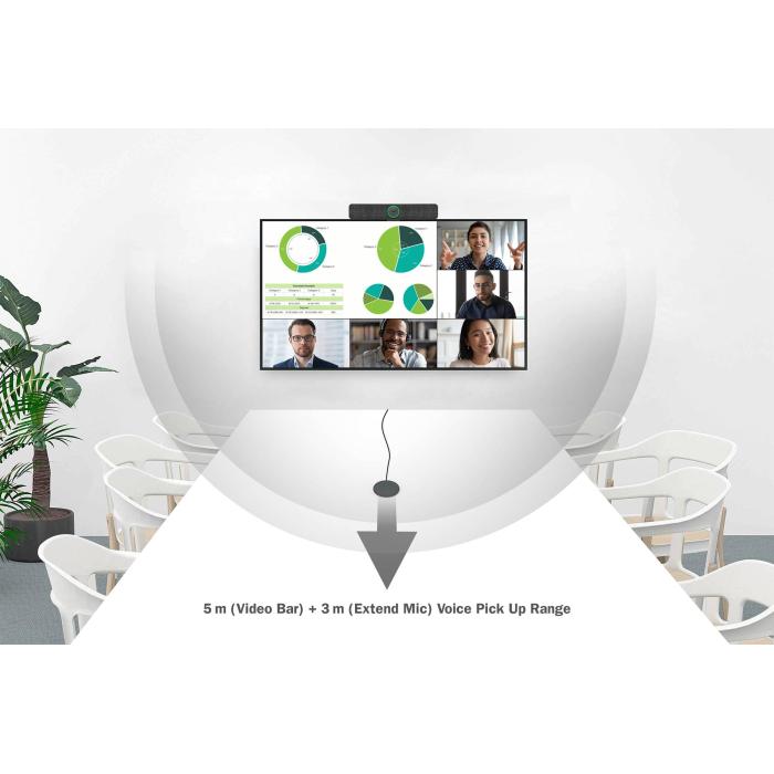 Digitus 4K All-In-One Video Bar Pro - Système de vidéoconférence — image 2 sur 2