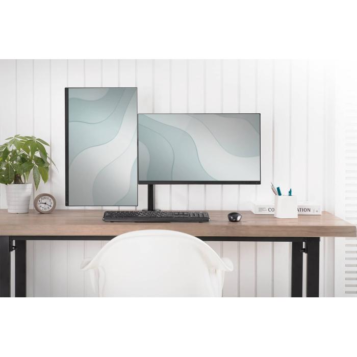Digitus Support double écran universel avec fixation par serrage — image 7 sur 9