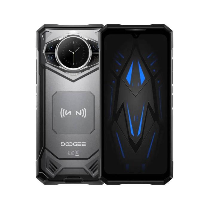 Doogee S200 5G 17,1 cm (6.72'') Double SIM hybride Android 16.0 USB Type-C 12 Go 256 Go 10100 mAh Gris — image 2 sur 2