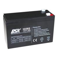DSK 10362 Batterie de l'onduleur Sealed Lead Acid (VRLA) 12 V 7,2 Ah