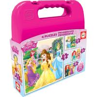 Educa Disney Princesses - Mallette Puzzles Progressifs 12+16+20+25