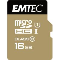 Emtec microSDHC 16GB Class10 Gold+ mémoire flash